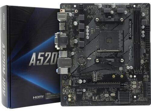 Материнская плата Asrock A520M-HDV