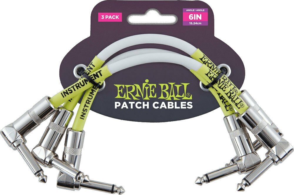 Ernie Ball 6051 Набор инструментальных кабелей с угловыми джеками