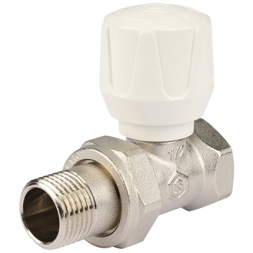 Соединение, настроечный клапан, вентиль для радиатора STOUT SVR-2122-000015 серебристый 1 шт. вентиль для радиатора stout svr 2122 000015