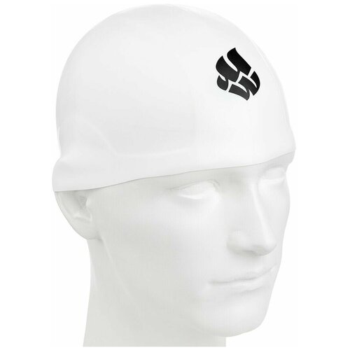 фото Шапочка для плавания mad wave r-cap fina approved, white