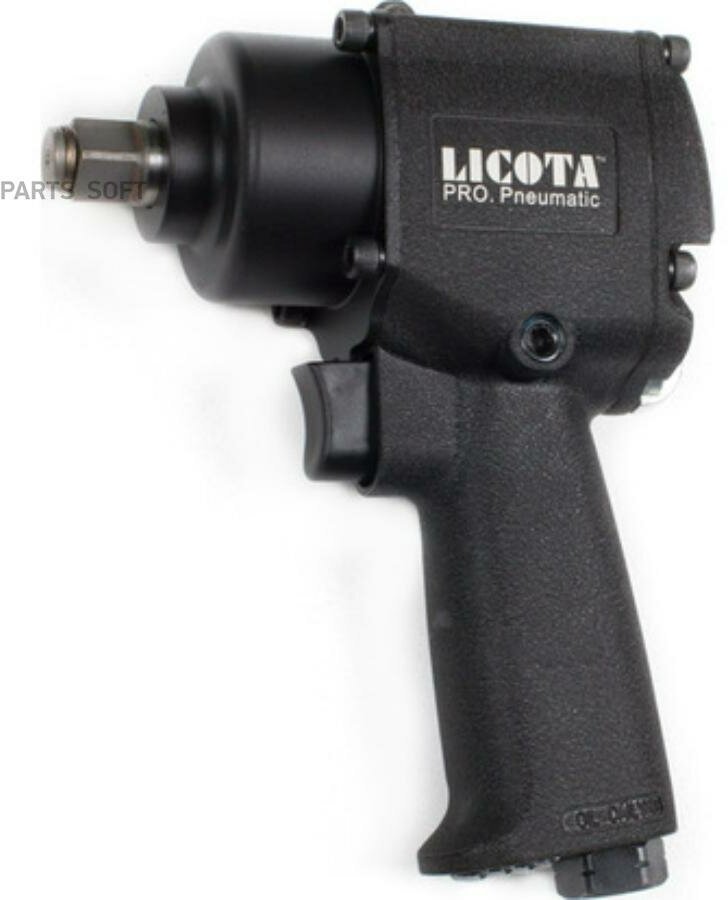 Licota PAW-04057 Гайковерт пневматический ударный 1/2" 610 Нм (62,2 кГм), суперкомпактный, twin hammer - фотография № 3