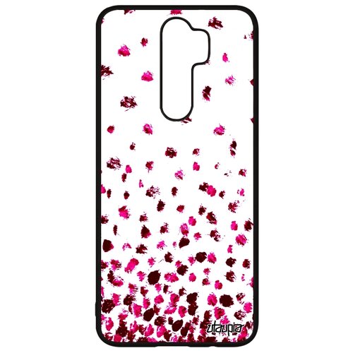 фото Чехол на смартфон redmi note 8 pro, "снег" кружочки хлопья utaupia