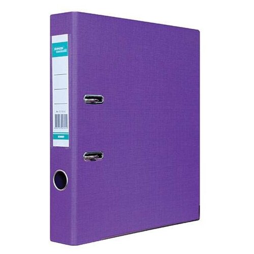 Купить Папка с арочным механизмом Stanger (55мм, А4, картон/пвх) фиолетовая