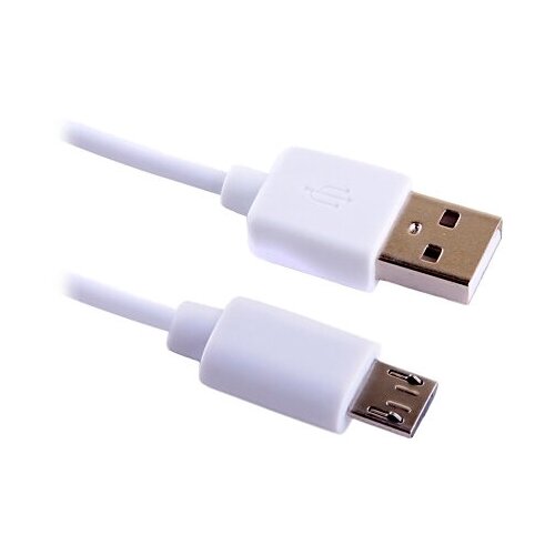 Кабель BLAST USB - microUSB (BMC-110), белый кабель mikrotik usb microusb