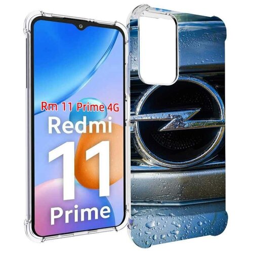 Чехол MyPads opel опель 3 мужской для Xiaomi Redmi 11 Prime 4G задняя-панель-накладка-бампер