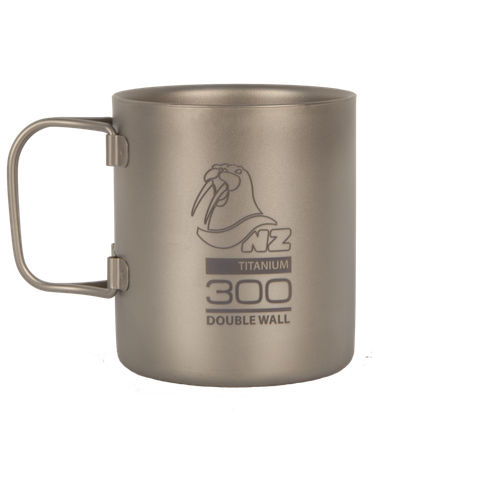 Кружка титановая двустенная NZ Ti Double Wall Mug 300 ml TMDW-300FH кружка с двойными стенками double wall 260 мл