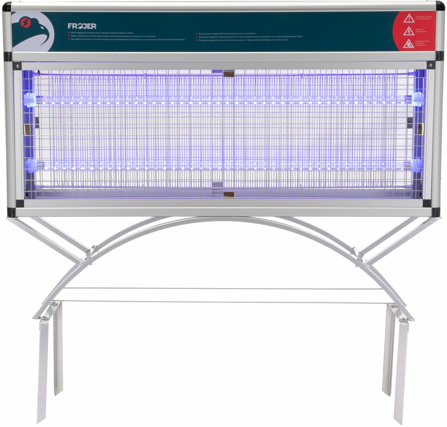 Противомоскитная электрическая ловушка для насекомых Frojer PRO XC80-LED, лампа от комаров и мошек, мух, москитов уличная и для помещений - фотография № 5