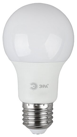 Лампа светодиод 11Вт груша А60 Е27 6000К 880Лм матовая стандарт LED A60-11W-860-E27 ЭРА