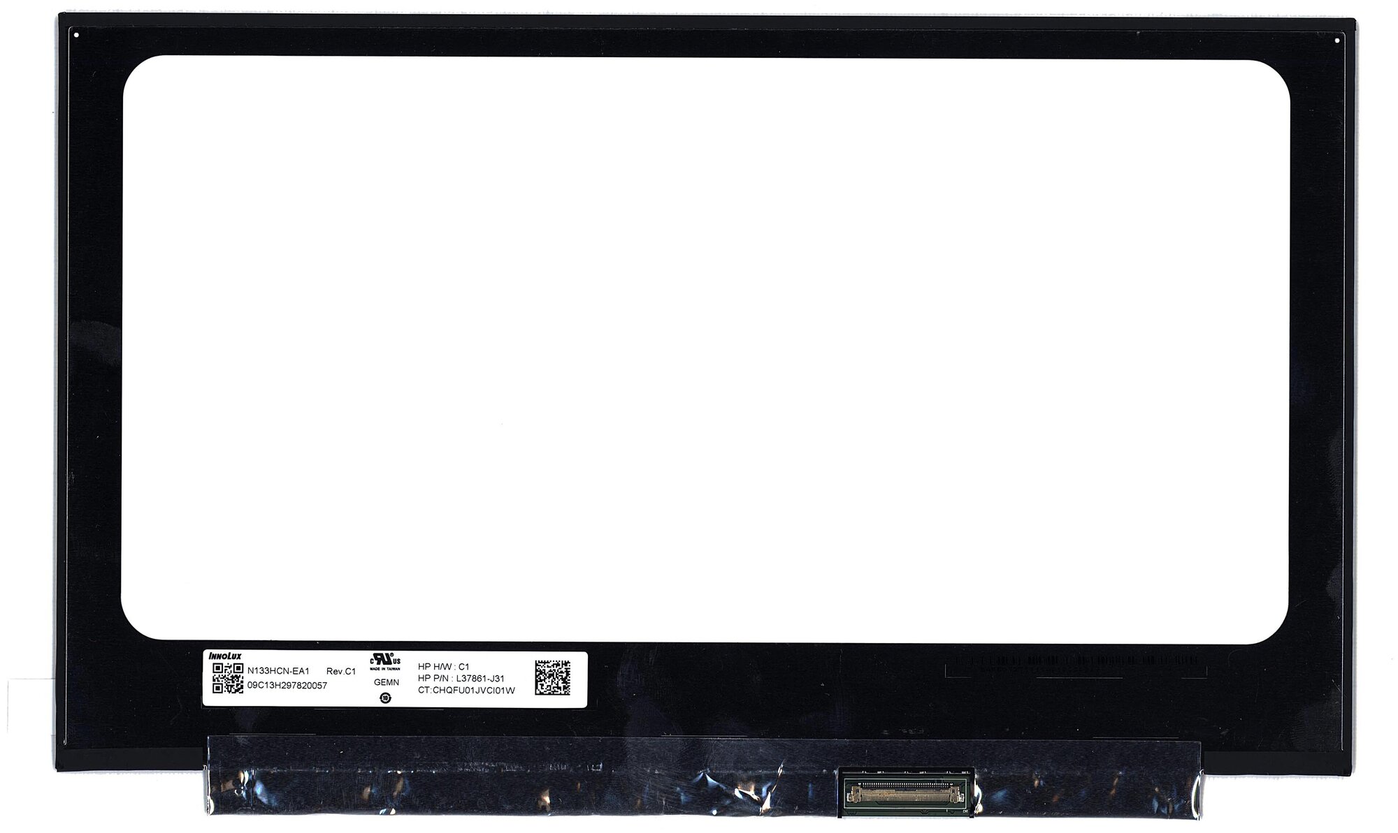 Матрица для ноутбука 13.3 1920x1080 40pin eDp Slim AAS N133HCN-EA1 Matte 60Hz Touch