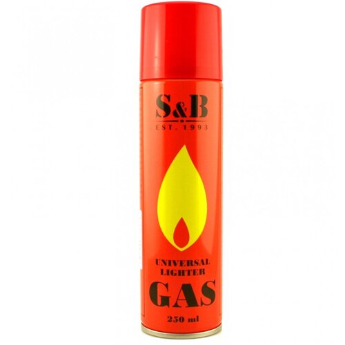 Газ для зажигалок S&B 250 мл, объем 335см3 ГС 006