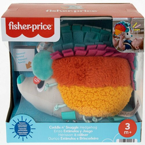 Игрушка тактильная Fisher Price Ежик HBP42 интерактивная игрушка fisher price fxc58 успокаивающий ежик