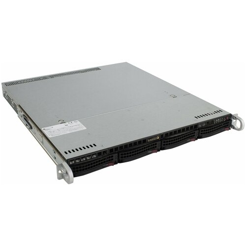 Сервер Supermicro SuperServer 5019P-MR без процессора/без ОЗУ/без накопителей/количество отсеков 3.5