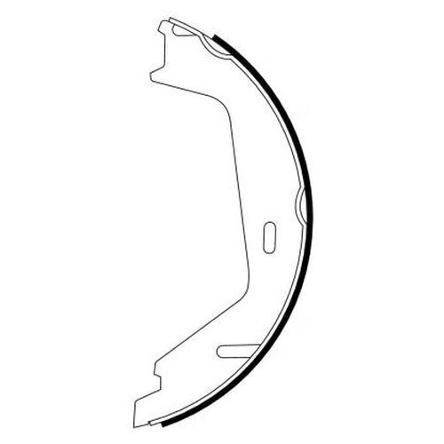 фото Комплект колодкок стояночного тормоза hella 8da 355 050-591 для volvo s60 i, s80 i,ii, v70 ii,iii, xc70