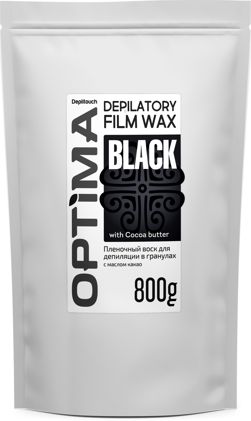 DEPILTOUCH PROFESSIONAL Optima Black Пленочный воск для депиляции в гранулах, 800 гр