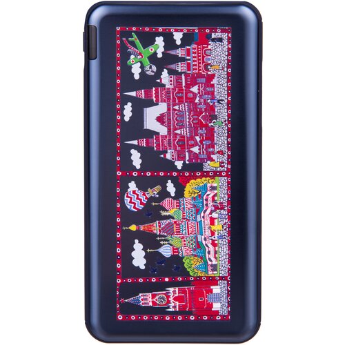 Внешний аккумулятор Красная площадь 10000 mAh синий металлик 580000₽