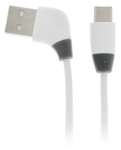 Кабель Luazon USB - USB Type-C, 1 м, белый