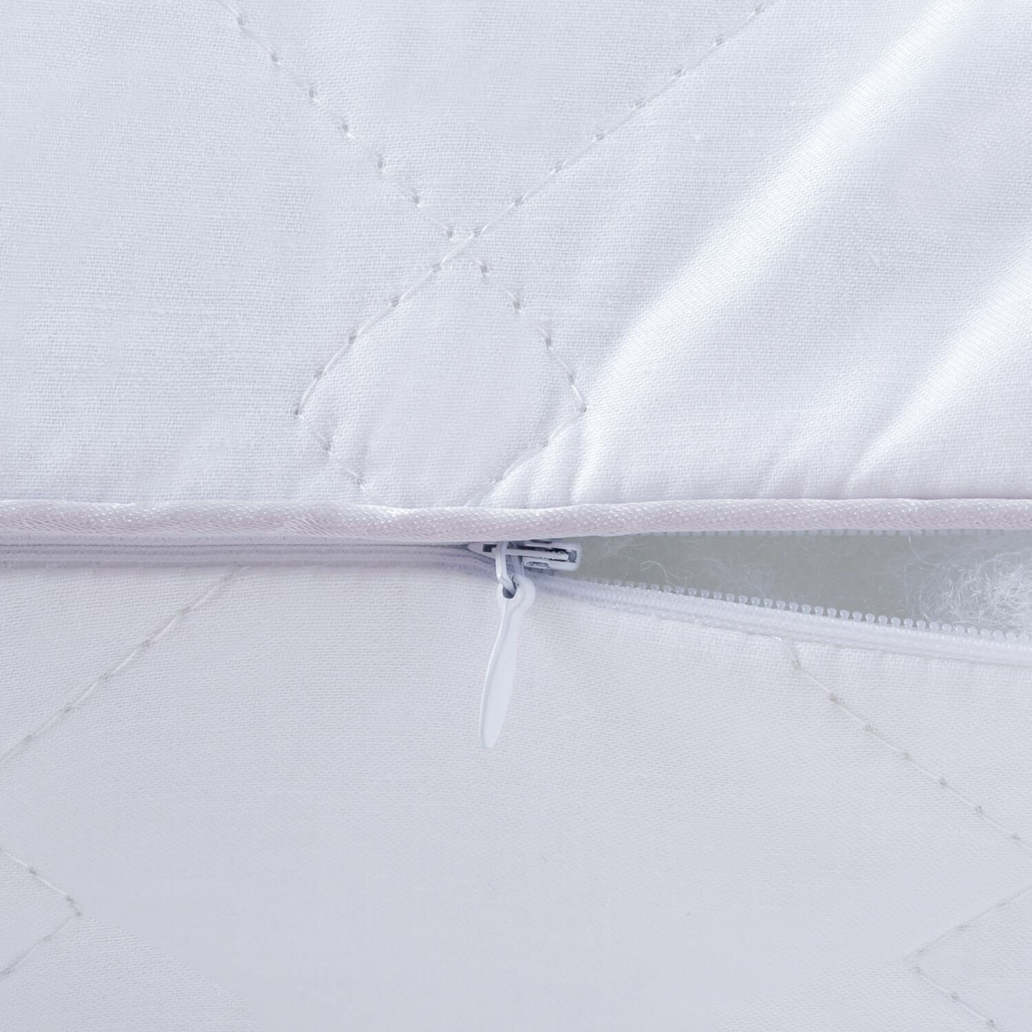 Комплект из двух подушек для сна SONNO URBAN 70x70 см , гипоаллергенный наполнитель Amicor TM, Ослепительно белый - фотография № 4