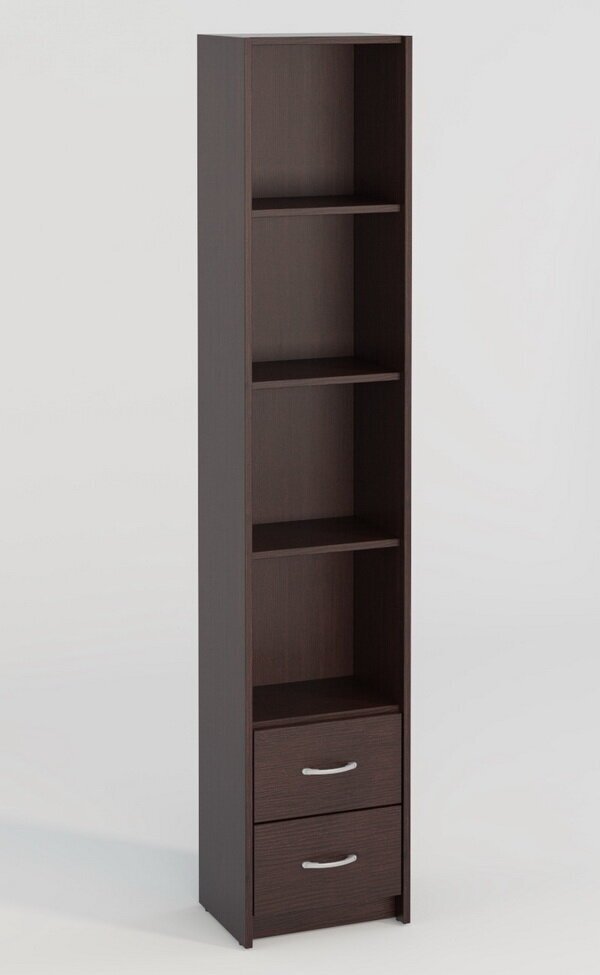 фото Стеллаж открытый узкий М-8 с двумя ящиками внизу