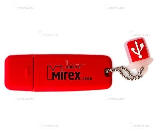 Накопитель Mirex 16GB Chromatic красный USB 3.0 Flash Drive (13600-FM3СHR16)