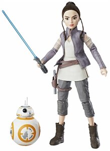 Фото Кукла Hasbro Star Wars Forces of Destiny Рей и дроид BB-8, 27.5 см, С1628