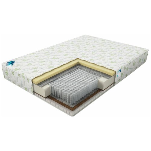 фото Матрас dimax мега медиум мемо, пружинный, белый