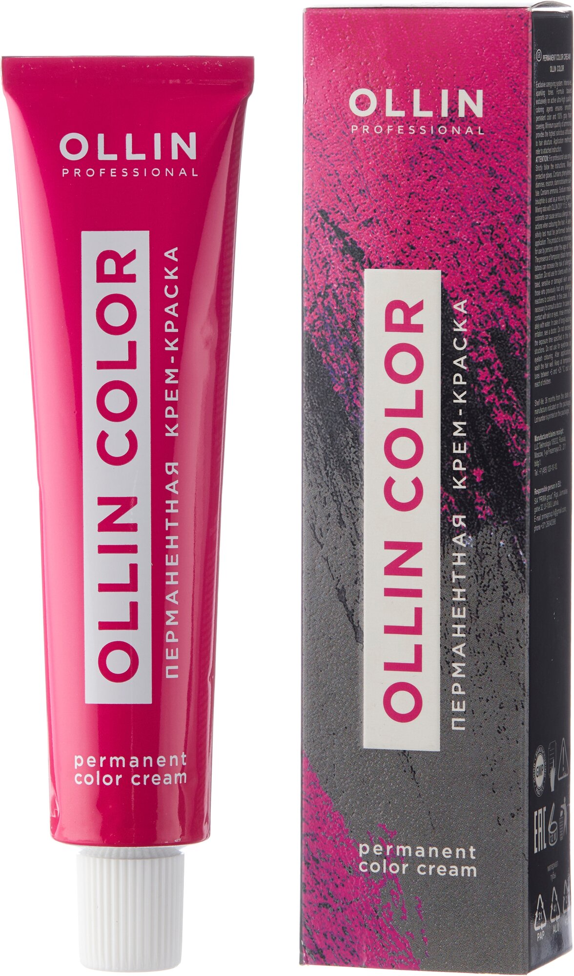 OLLIN Professional Color перманентная крем-краска для волос, корректор, 0/66 корректор красный, 60 мл