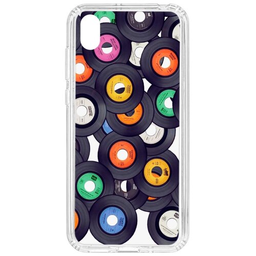 фото Чехол на honor 8s kruche print виниловые пластинки