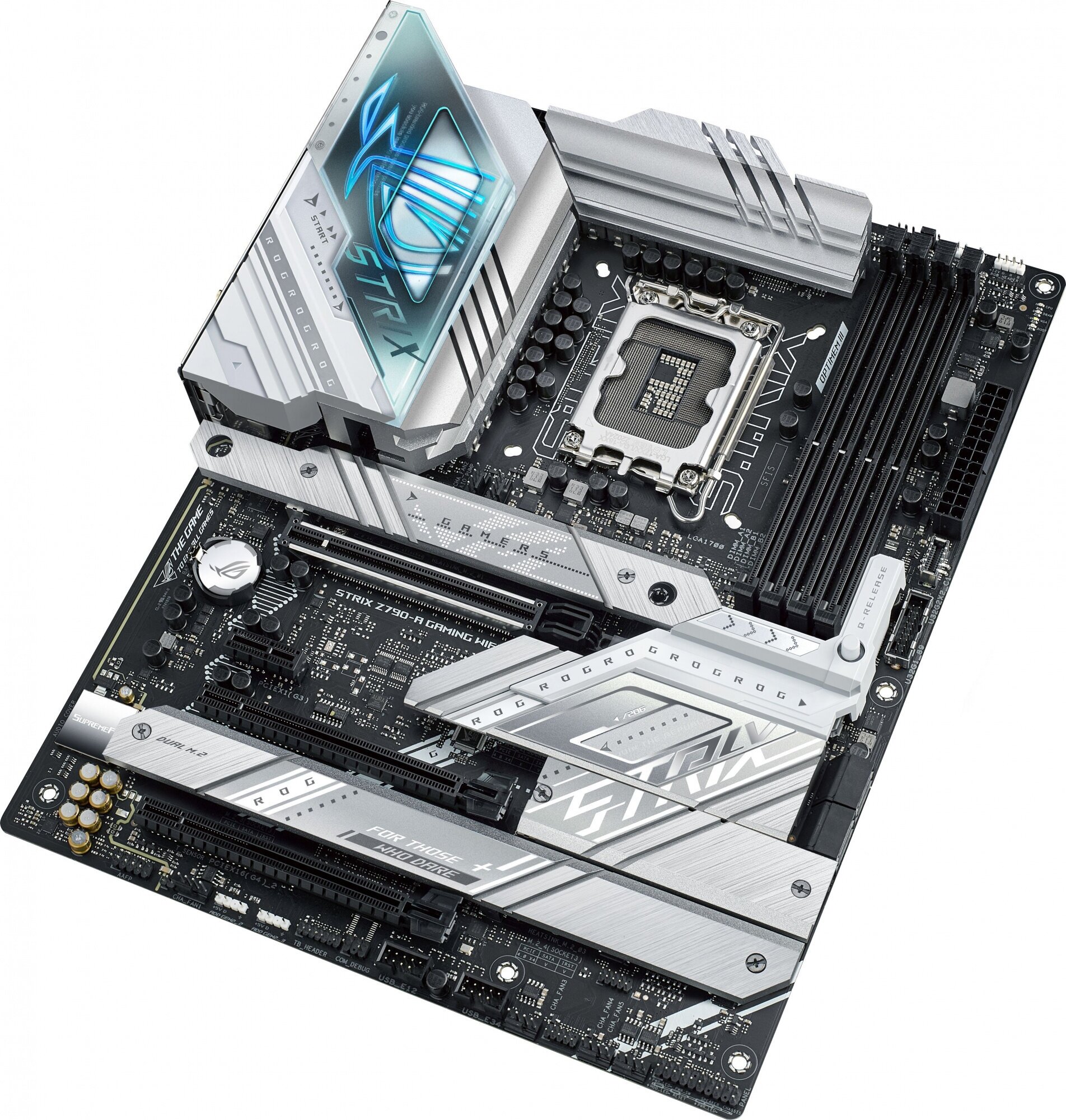 Материнская плата ASUS ROG STRIX Z790-A GAMING WIFI D4, LGA1700, Z790, 4*DDR4, HDMI+DP, 4xSATA3 + RAID, M2, Audio, Gb LAN, USB 3.2, USB 2.0, ATX; 90MB1CN0-M0EAY0 (ROG STRIX Z790-A GAMING WIFI D4) - фото №19