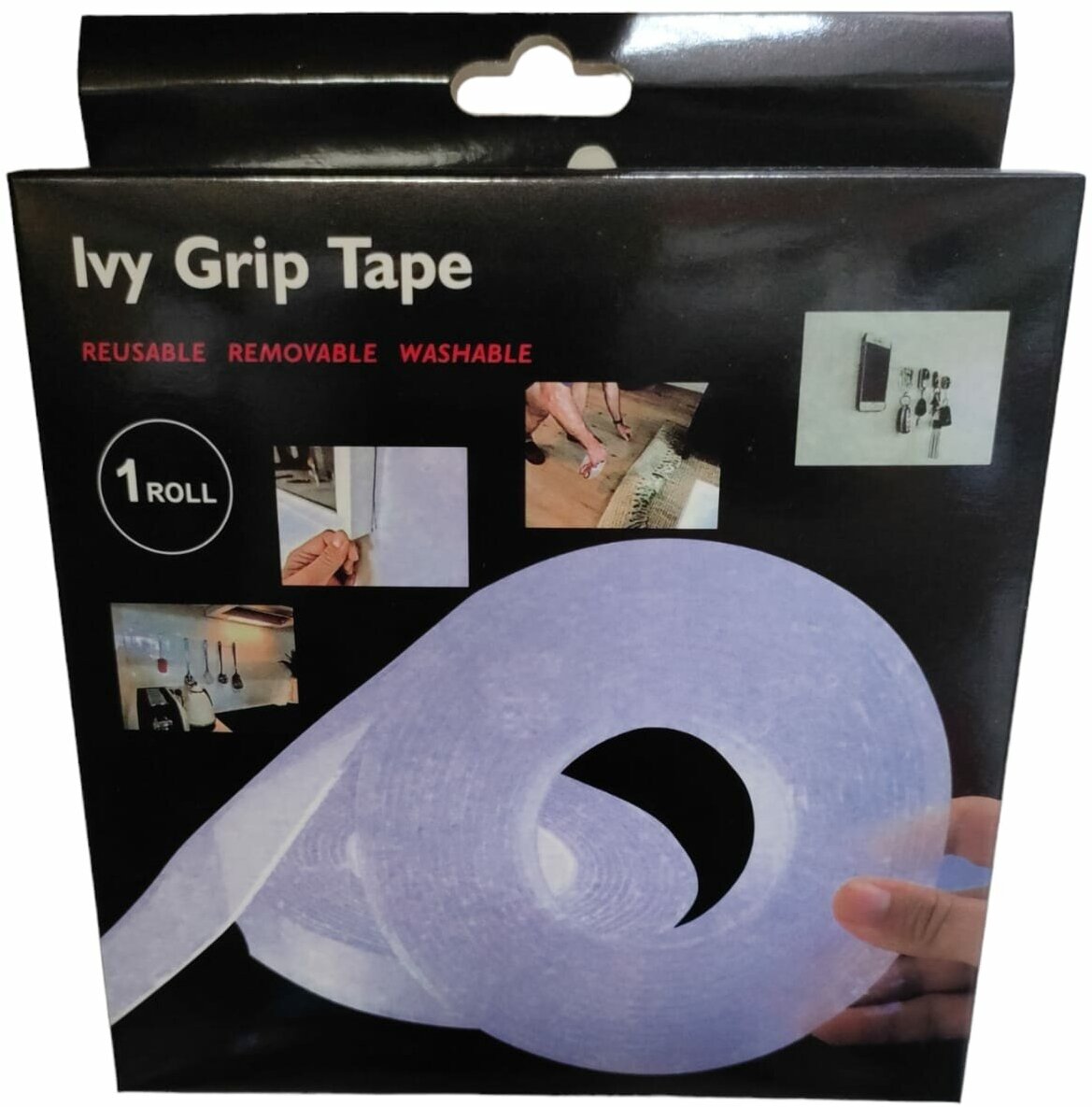 Двусторонняя клейкая лента "ivy grip tape" 3 метра