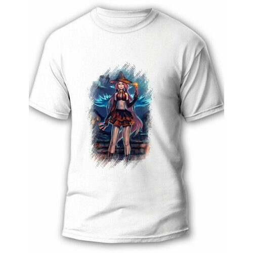 фото Футболка, размер l, белый будь на стиле