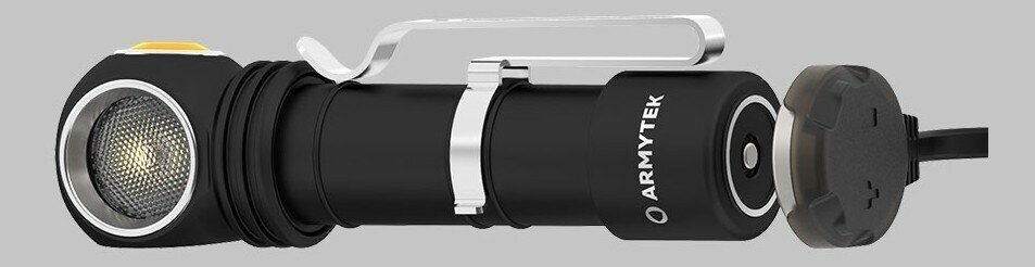 Налобный фонарь ArmyTek Wizard C2 WR Magnet USB (Теплый и красный свет) черный - фотография № 7