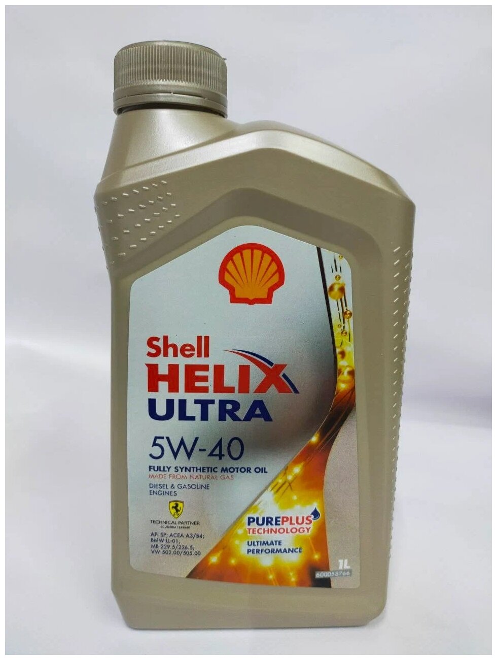 Синтетическое моторное масло SHELL Helix Ultra 5W-40 SP