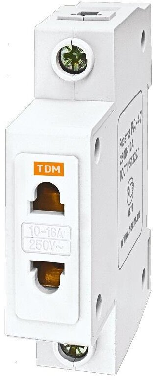 Розетка на DIN-рейку TDM РД-47 10 A