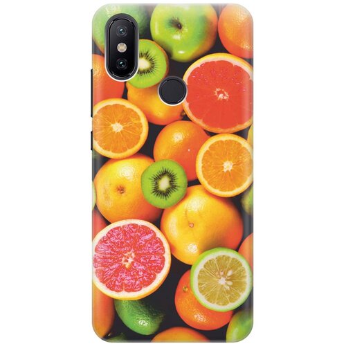 фото Cиликоновый чехол на xiaomi mi 6x / mi a2 / сяоми ми 6х / ми а2 с принтом "сочные фрукты" gosso