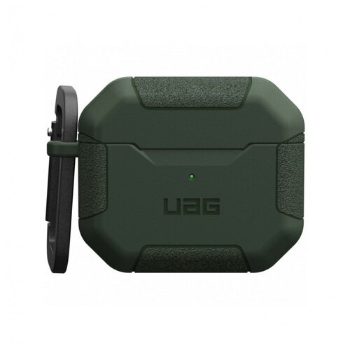 Чехол с карабином Urban Armor Gear (UAG) Scout Series для AirPods 3 (2021), цвет Оливковый (Olive Drab) (104127117272)