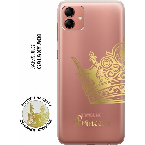 Силиконовый чехол с принтом True Princess для Samsung Galaxy A04 / Самсунг А04 силиконовый чехол с принтом true princess для samsung galaxy a04 самсунг а04