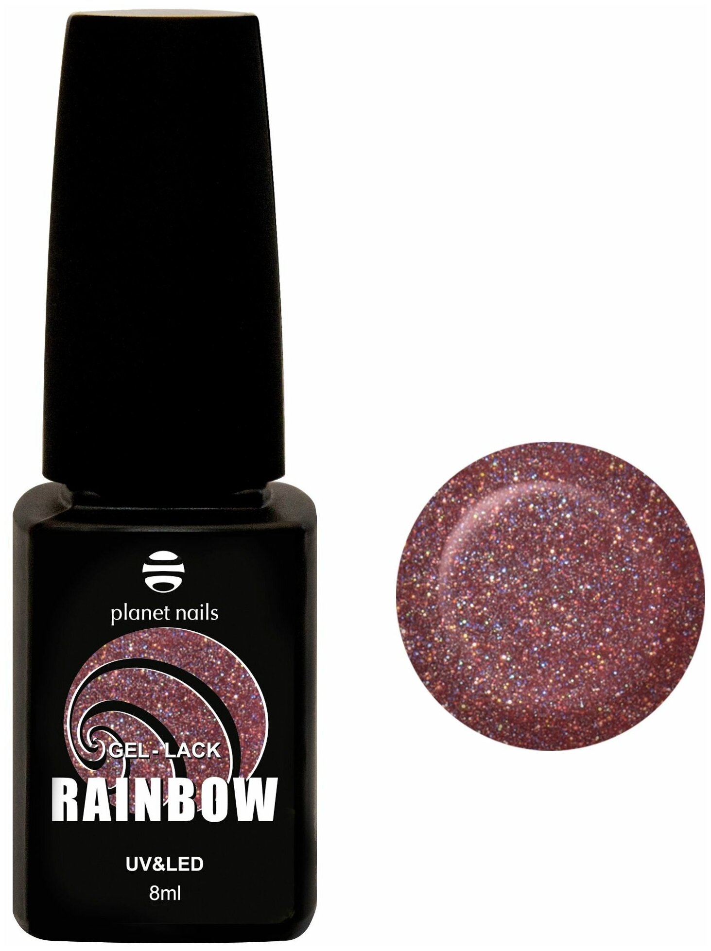 Гель-лак для ногтей Planet Nails Rainbow 804, 8 мл