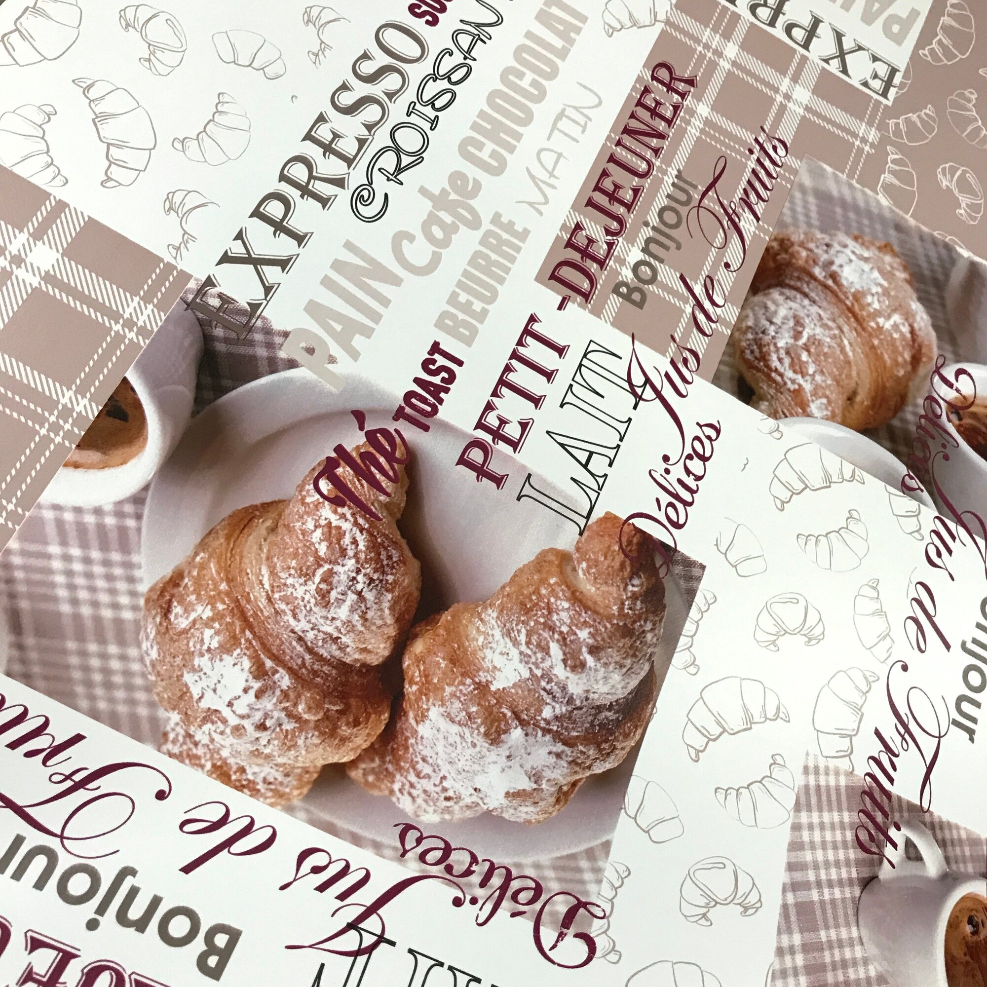 фото Декорама круассаны