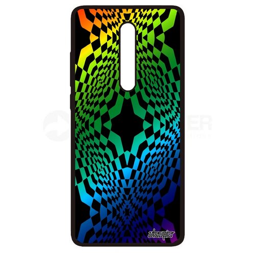 фото Чехол на телефон xiaomi redmi k20, "иллюзия звезда" волна ромб utaupia