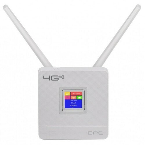 Wi-Fi роутер TianJie CPE903-3 SMA, белый роутер huawei b593s 22 3g 4g lte интернет центр wi fi универсальный все sim карты