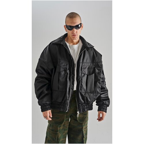 фото Бомбер оверсайз otmá (черный) otma