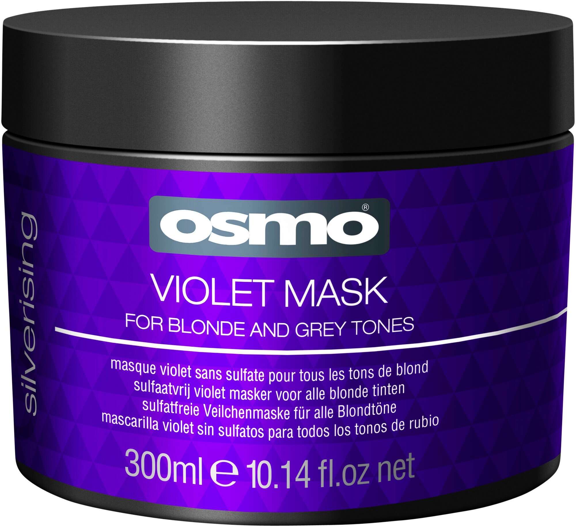 Маска для волос Osmo Silverising Violet нейтрализатор желтизны и для придания холодного оттенка, 300 мл