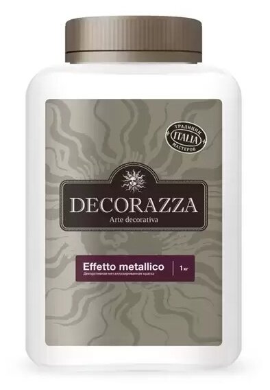 Краска акриловая Decorazza Effetto Metallico