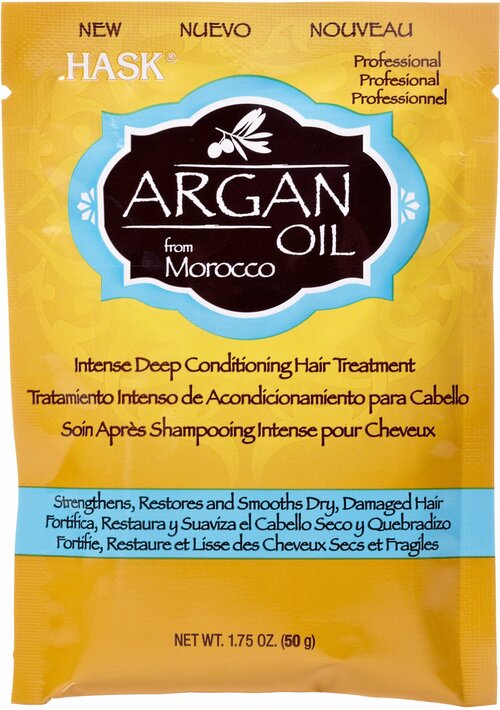 HASK Восстанавливающий кондиционер для волос с Аргановым маслом / Argan Oil Repairing Deep Conditioner Packet 50 Ml