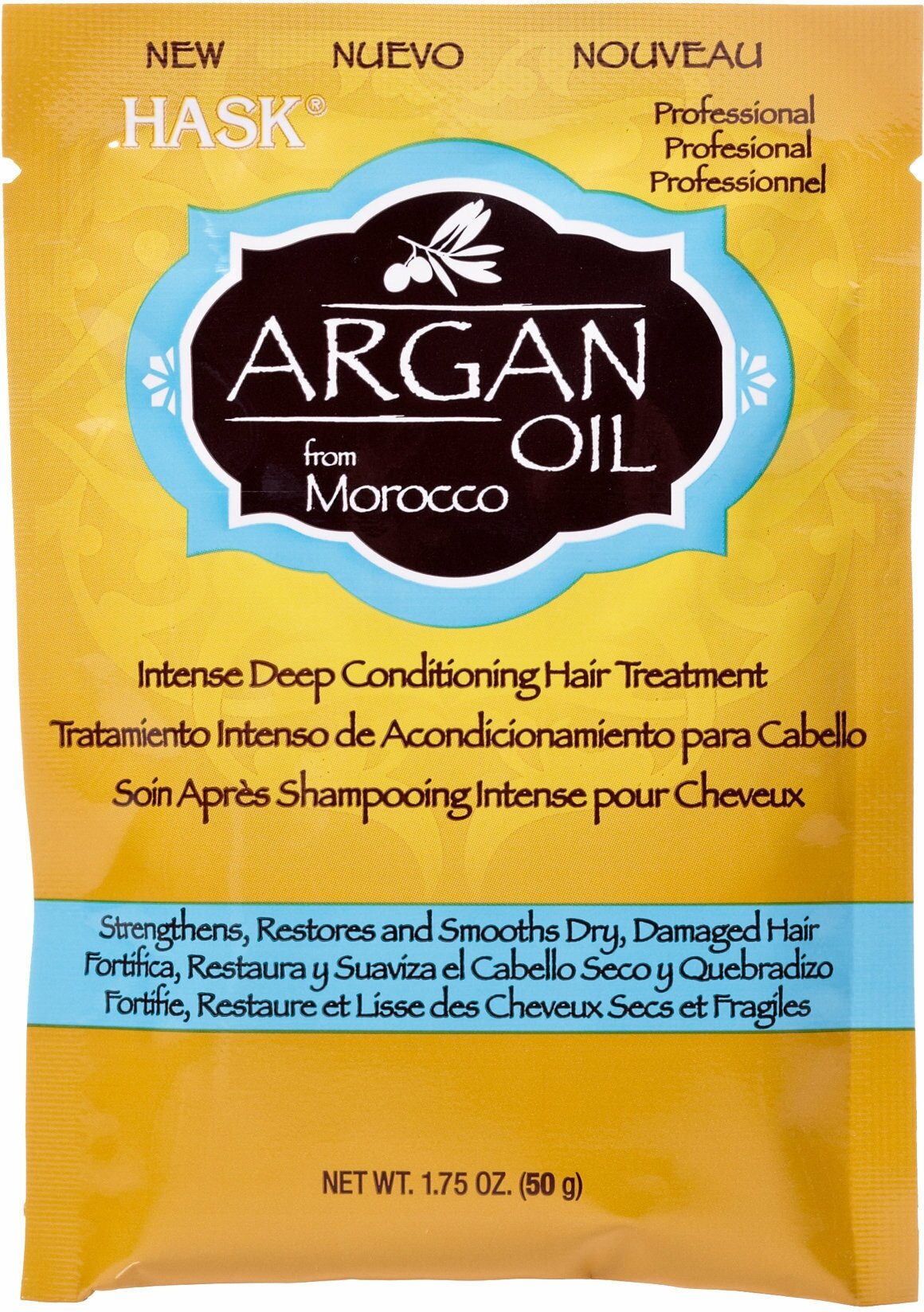 Восстанавливающий кондиционер для волос с аргановым маслом Hask Argan Oil Repairing Deep Conditioner Packet /50 мл/гр.