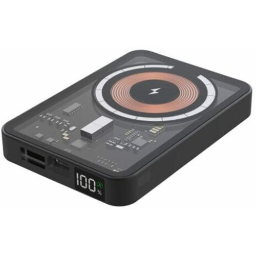 Внешний аккумулятор Power Bank 10000mAh T08 MagSafe черный 413400₽