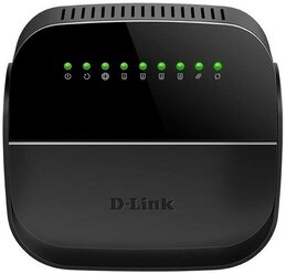 Wi-Fi роутер D-link DSL-2640U/R1A, черный