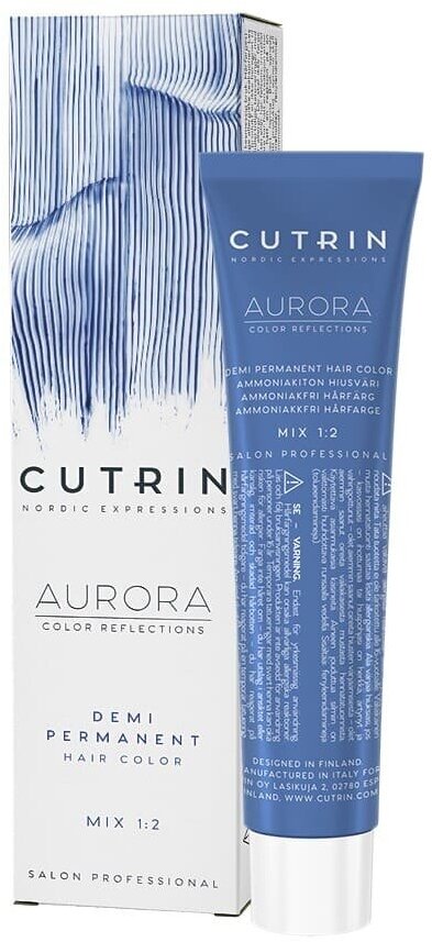 Cutrin AURORA Demi Безаммиачный краситель для волос, 7.0 Блондин