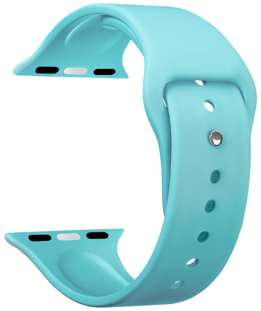 Ремешок Band Silicone для Apple Watch 42/44 mm, силиконовый, мятный, Deppa 47134