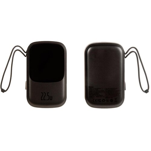 Внешний аккумулятор BASEUS Qpow Digital Display 225W 30A 20000 mAh с кабелем Type-C черный 421900₽